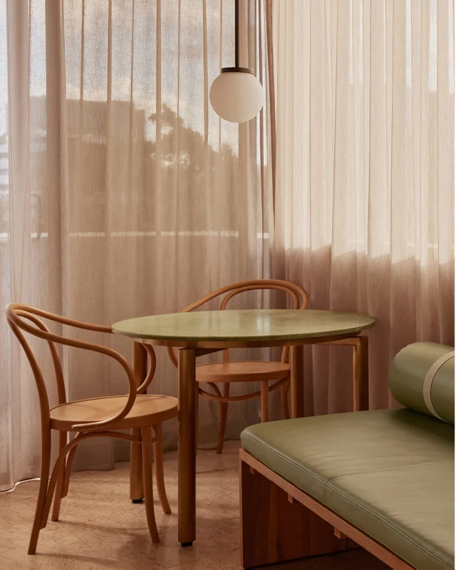 A seat for you, and a plus one. Our Junior Suite, complete with a cosy nook for two. Take a seat. Take your time.#TheCalile #JamesSt #Brisbane