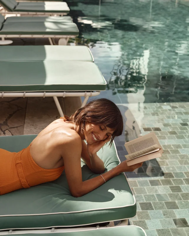 You look comfortable. Thankfully, Hellenika’s poolside service runs all day, right to your sunlounge or cabana.