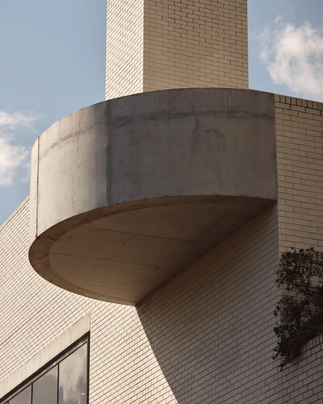 Brutalist modernism meets soft curves. The Calile has always been a study in contrasts.